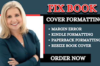 fix and resize book cover ingramspark kindle margin formatting error paperback