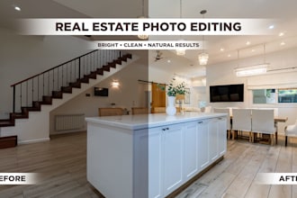 edit real estate photos for listings, airbnb and property marketing