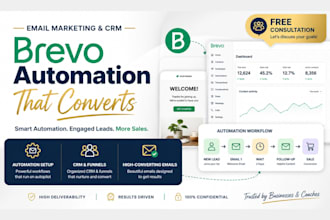 setup brevo crm workflows brevo email marketing automation campaigns newsletter