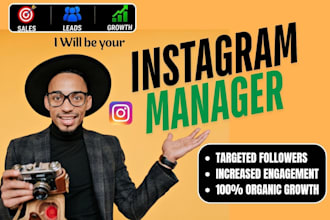 instagram manager instagram marketing instagram organic growth content creator