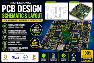 design pcb schematic and layout for embedded systems