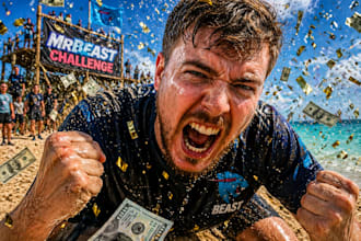 design professional mrbeast style thumbnails