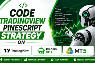 code tradingview pinescript strategy on mt5, ctrader, quantower, ninjatrader bot