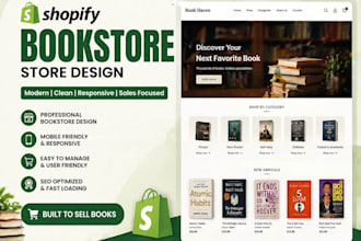build a professional shopify bookstore that boost your online sales