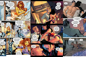 nsfw comic illustration nsfw comic book page manga comic book artist comic art
