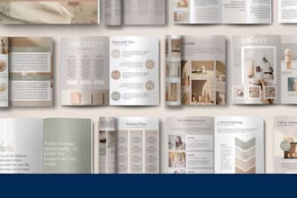 design ebook layout, lead magnet PDF, workbook, coaching ebook, interactive PDF