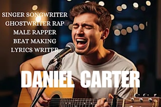 be your male singer music producer songwriter rappers beat maker for your song