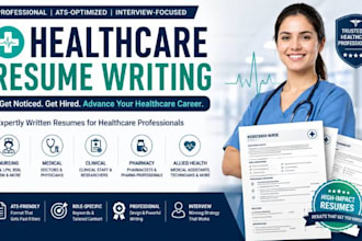 create professional ats compliant healthcare resumes