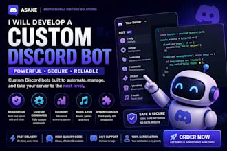 develop a custom discord bot