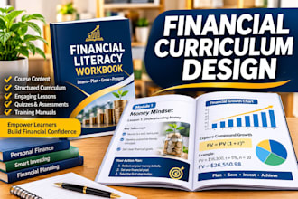 create financial literacy course content, and workbook