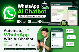 build whatsapp ai chatbot using whatsapp API for automation and sales