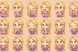 draw discord emotes twitch emotes subbadges chibi emotes custom emote cute emoji