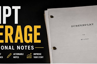 provide professional screenplay coverage and script analysis