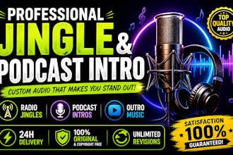 do jingle,  radio jingle, outro youtube music, podcasts jingle, podcast intro