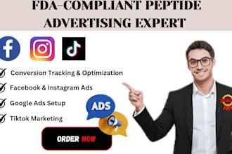 be your peptide marketing expert and peptide google ads specialist