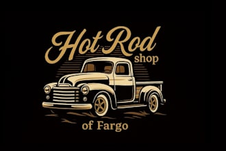 create custom car logo for automotive business and garage