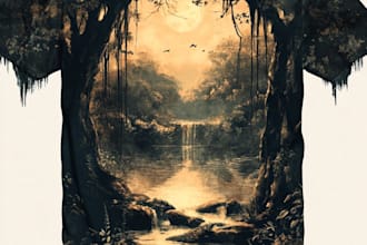 design a creative graphic t shirt design