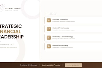 be your fractional cfo and strategic financial controller