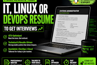 rewrite your IT, linux, or devops resume to get interviews