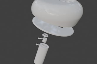 create high quality 3d models and 3d printable models for you