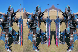 do custom 3d cosplay creation wearable armor fantasy knight 3d games cosplay