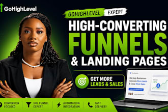 do gohighlevel landng page, ghl website, ghl sales funnel