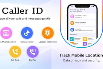 develop a custom caller id and spam blocking application similar to truecaller