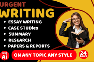 help you to write assignments, case studies and internship reports, apa papers