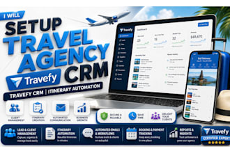 setup travel agency crm travefy crm travefy itinerary automation in 24 hours