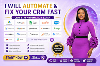 integrate gohighlevel zoho facebook meta ads hubspot monday twilo make zapier