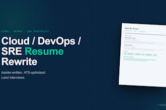 rewrite your cloud, devops or sre resume to land tech interviews