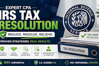 do irs tax resolution, fix tax debt, back taxes, and offer in compromise CPA