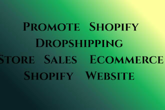 help boost sales for dropshipping stores by promoting website