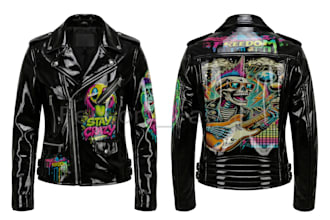 design custom graffiti jacket artwork leather jackets