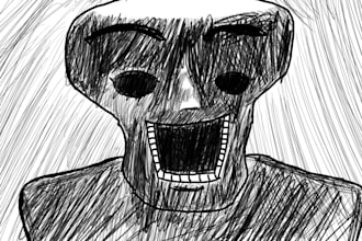 draw fun character and picture