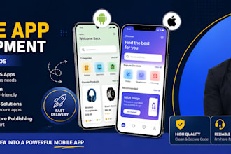 create an app for you and help you publish in play or app store