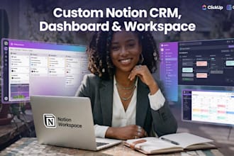 build custom notion dashboard workspace CRM and templates lickup ghl com notion
