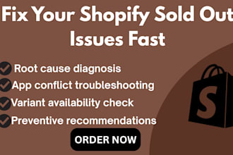 diagnose and permanently fix shopify sold out and inventory issues
