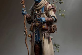 fantasy character art and unique fantasy character