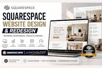 design modern squarespace website redesign squarespace website seo optimized