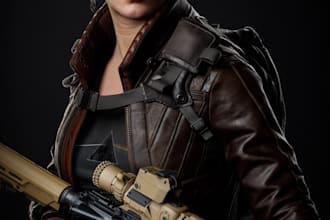 create 3d character model, metahuman and game ready character for unreal engine