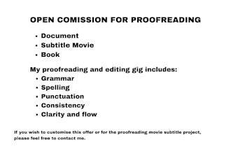 excel in proofreading and qc