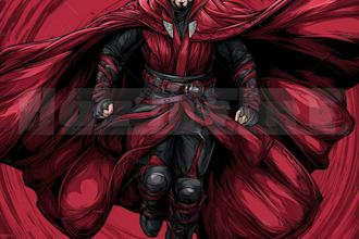 draw you a dc or marvel style comic book superhero or villain character