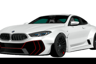 do 3d car modeling car body kit 3d vehicle design fivem car for 3d printing