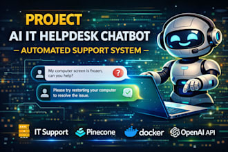 create a full ai IT service desk system