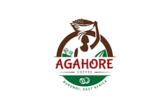 create an rural logo for an african coffee washing station