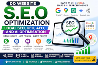do website optimization, local SEO, GEO, aeo, and ai optimisation