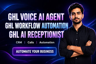 setup gohighlevel voice ai agent, ghl workflow automation, ghl ai receptionist