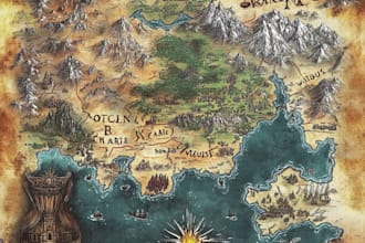 create custom medieval maps for your next fantasy novel