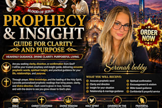 give prophetic answer be your prophecy and insight guide for clarity and purpose